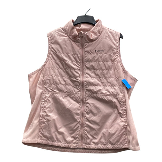 Vest Puffer & Quilted By Columbia In Pink, Size:2X