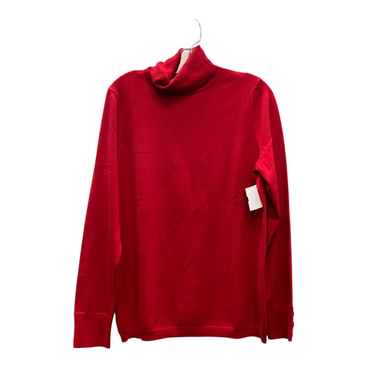Sweater By Talbots In Red, Size:L