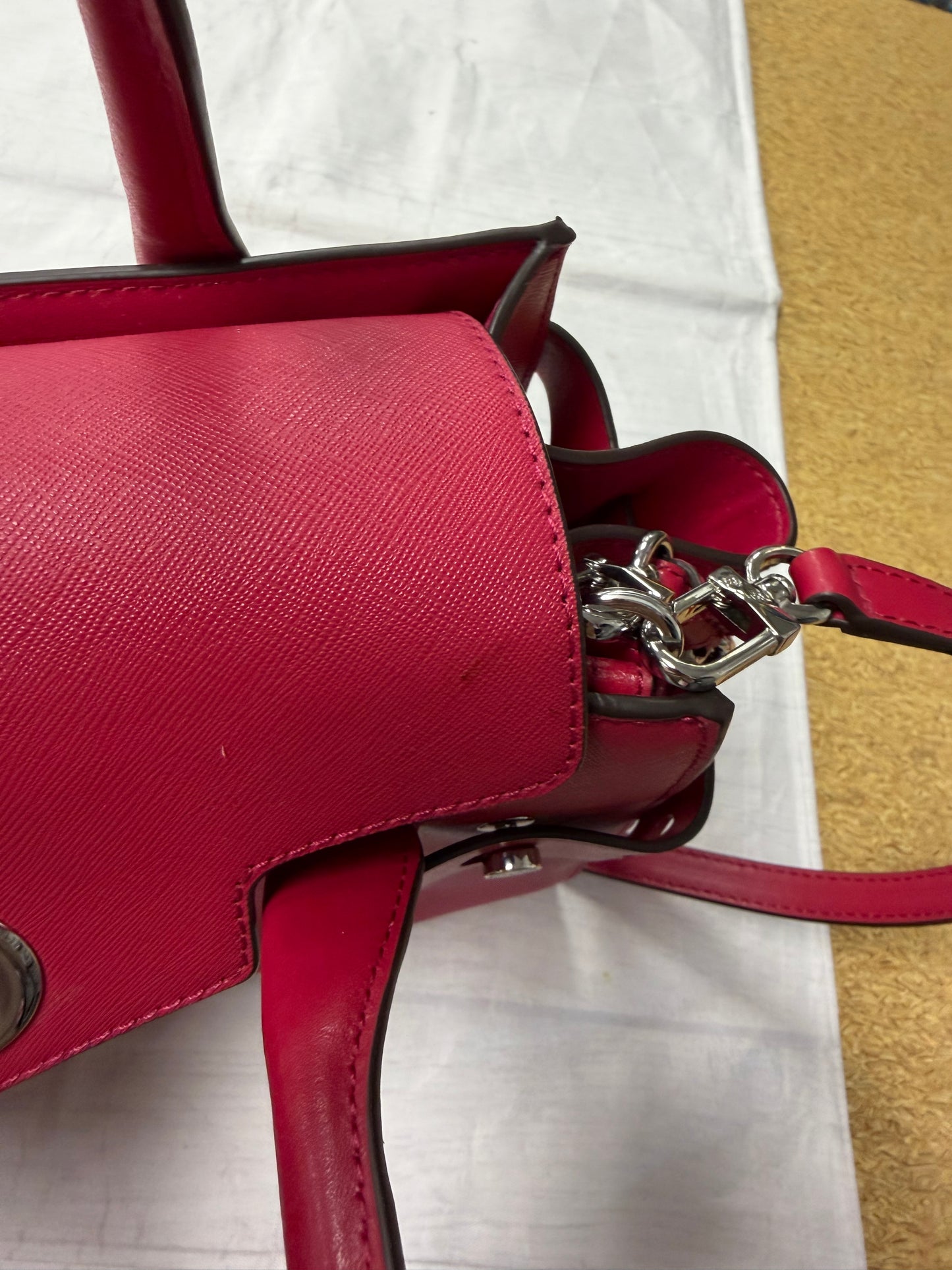 Handbag Designer By Michael Kors In Pink, Size:Medium