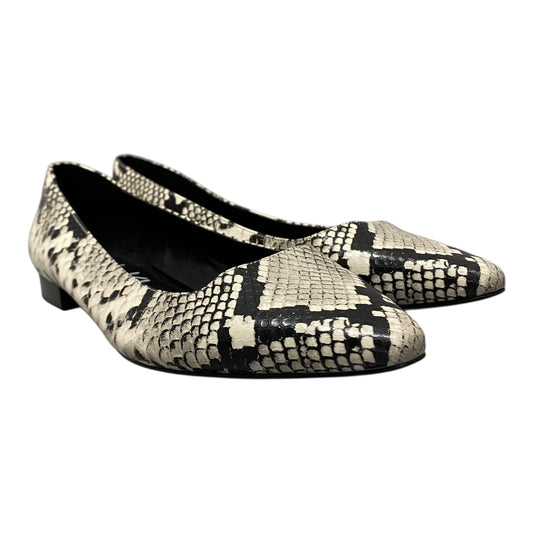Shoes Flats By Calvin Klein In Animal Print, Size:9.5