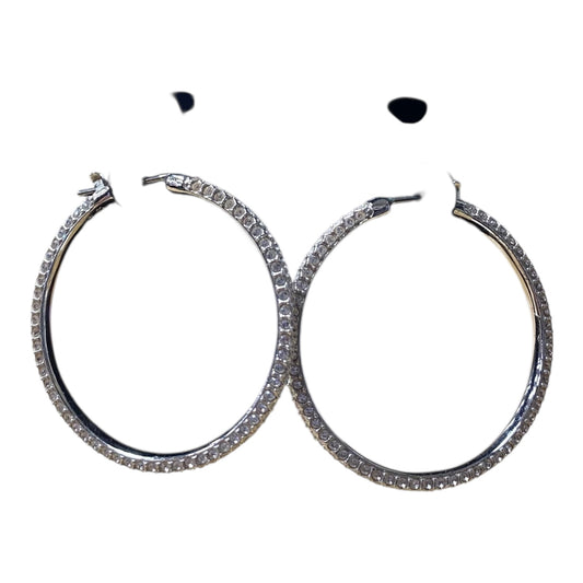 Earrings Designer By Swarovski In Silver