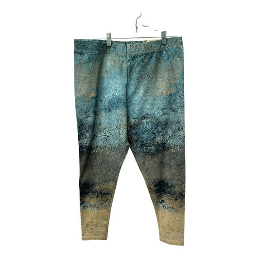 Pants Leggings By Soft Surroundings In Teal, Size:Xl