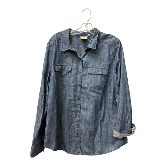 Top Ls By St Johns Bay In Blue, Size:Xl