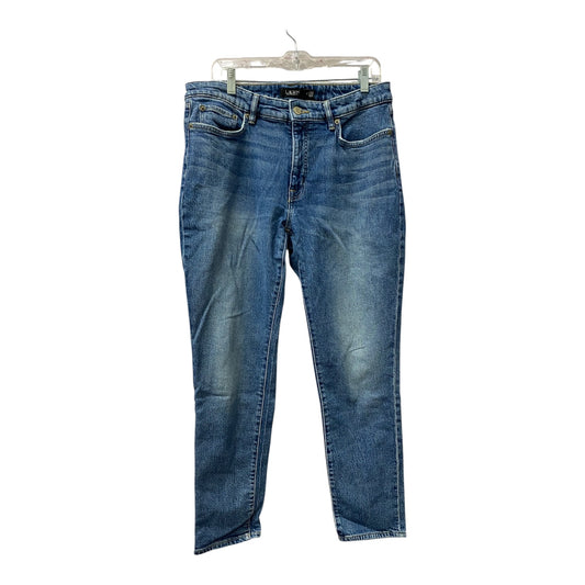 Jeans Straight By Ralph Lauren In Blue, Size:12