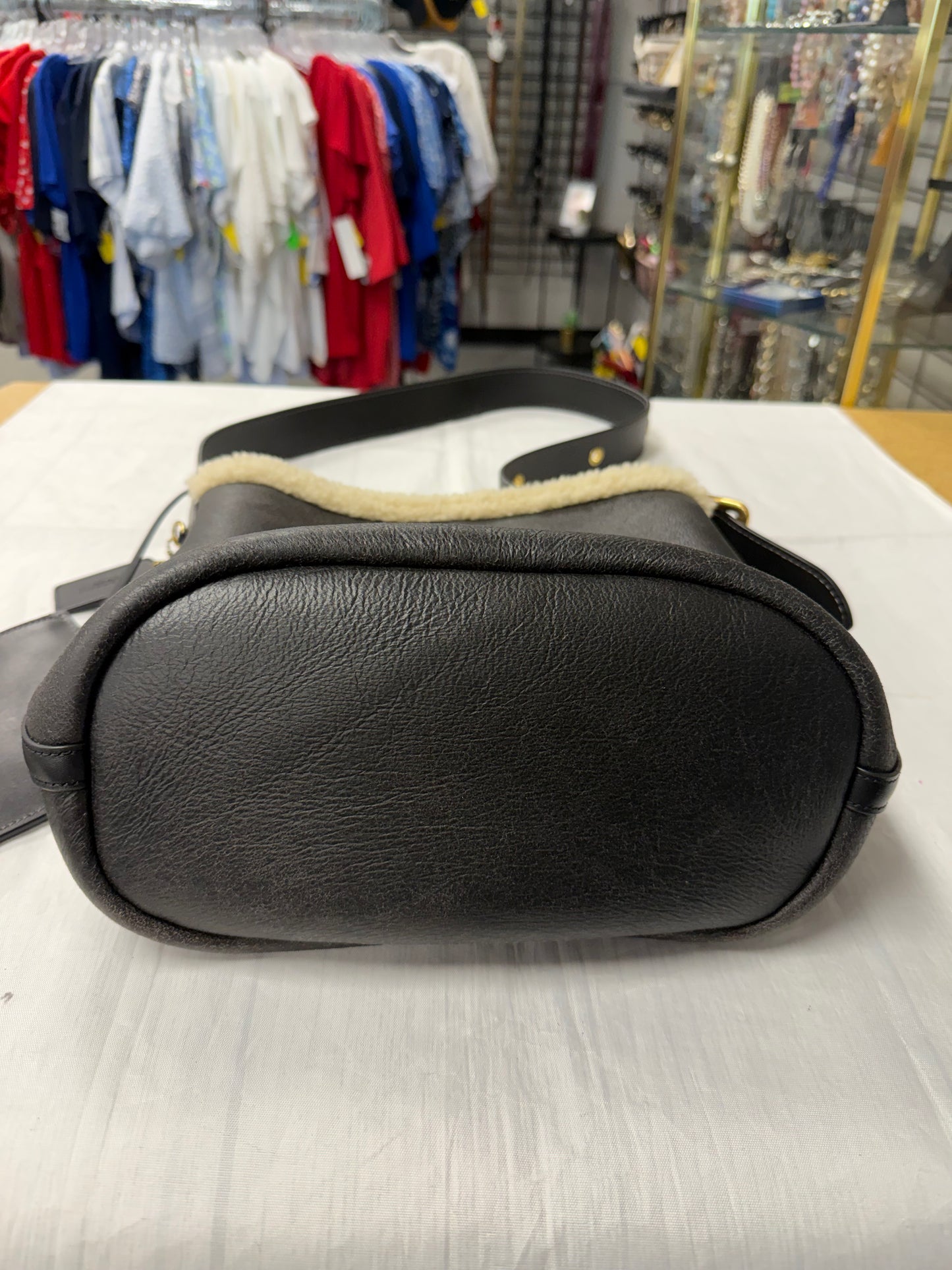 Handbag Designer By Coach In Black, Size:Medium