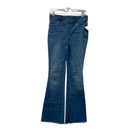 Jeans Flared By Spanx In Blue Denim, Size:4
