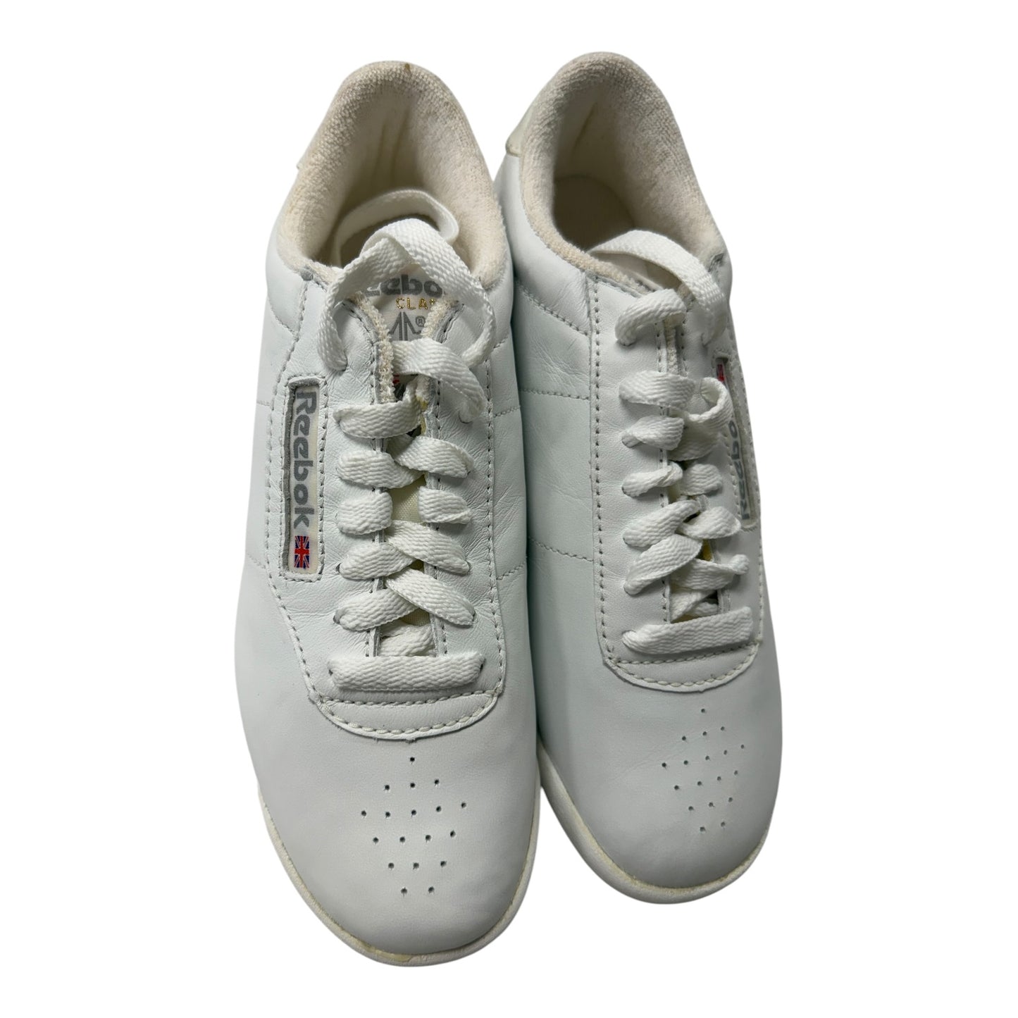 Shoes Athletic By Reebok In White, Size:6