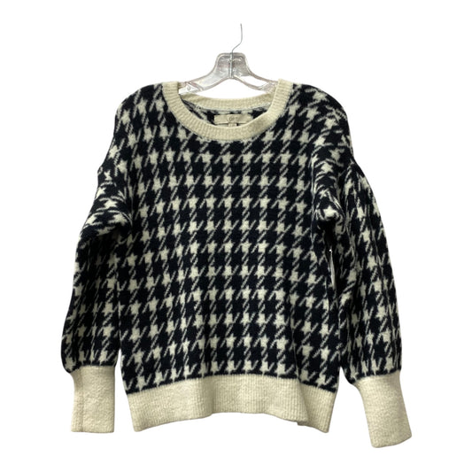 Sweater By Loft In Black & White, Size:S