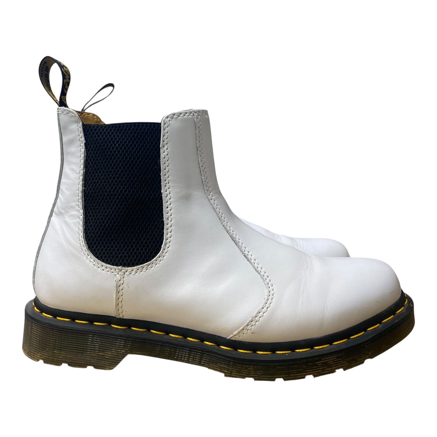 Boots Ankle Flats By Dr Martens In White, Size:10