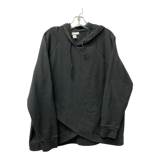 Mat Top Ls By Motherhood In Black, Size:2X
