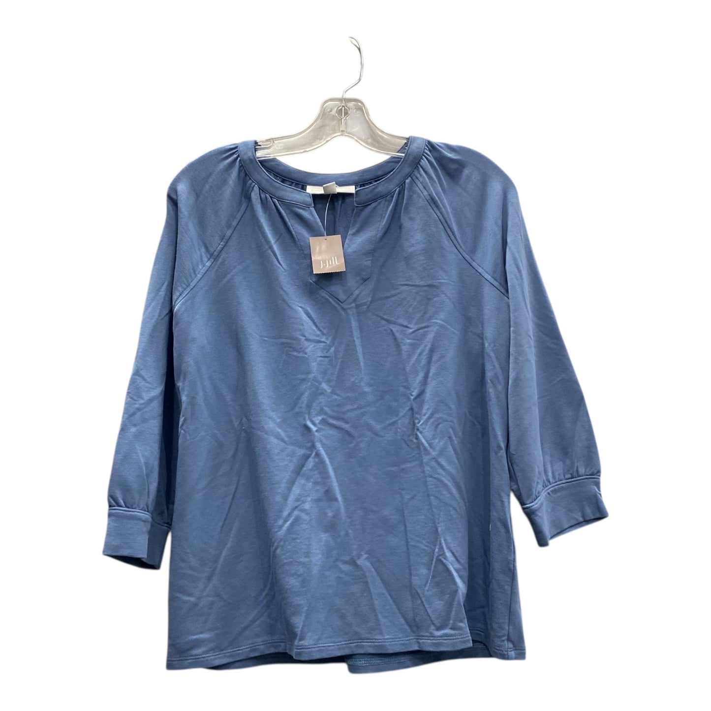 Top 3/4 Sleeve By Pure Jill In Blue, Size:Xs