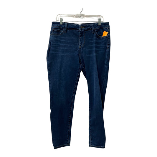 Jeans Straight By Sam Edelman In Blue Denim, Size:14