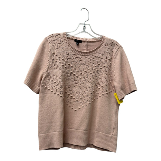 Sweater Ss By Talbots In Pink, Size:L