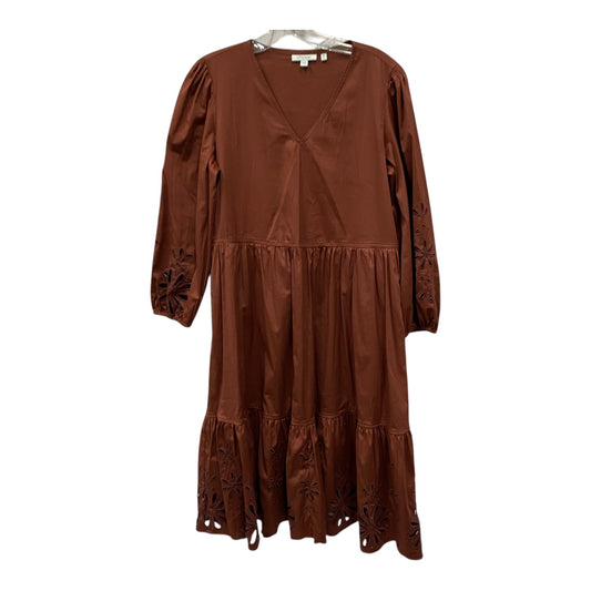 Dress Casual Maxi By Chicos In Brown, Size:S