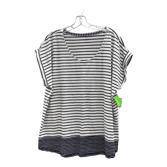 Top Ss By Talbots In White, Size:2X