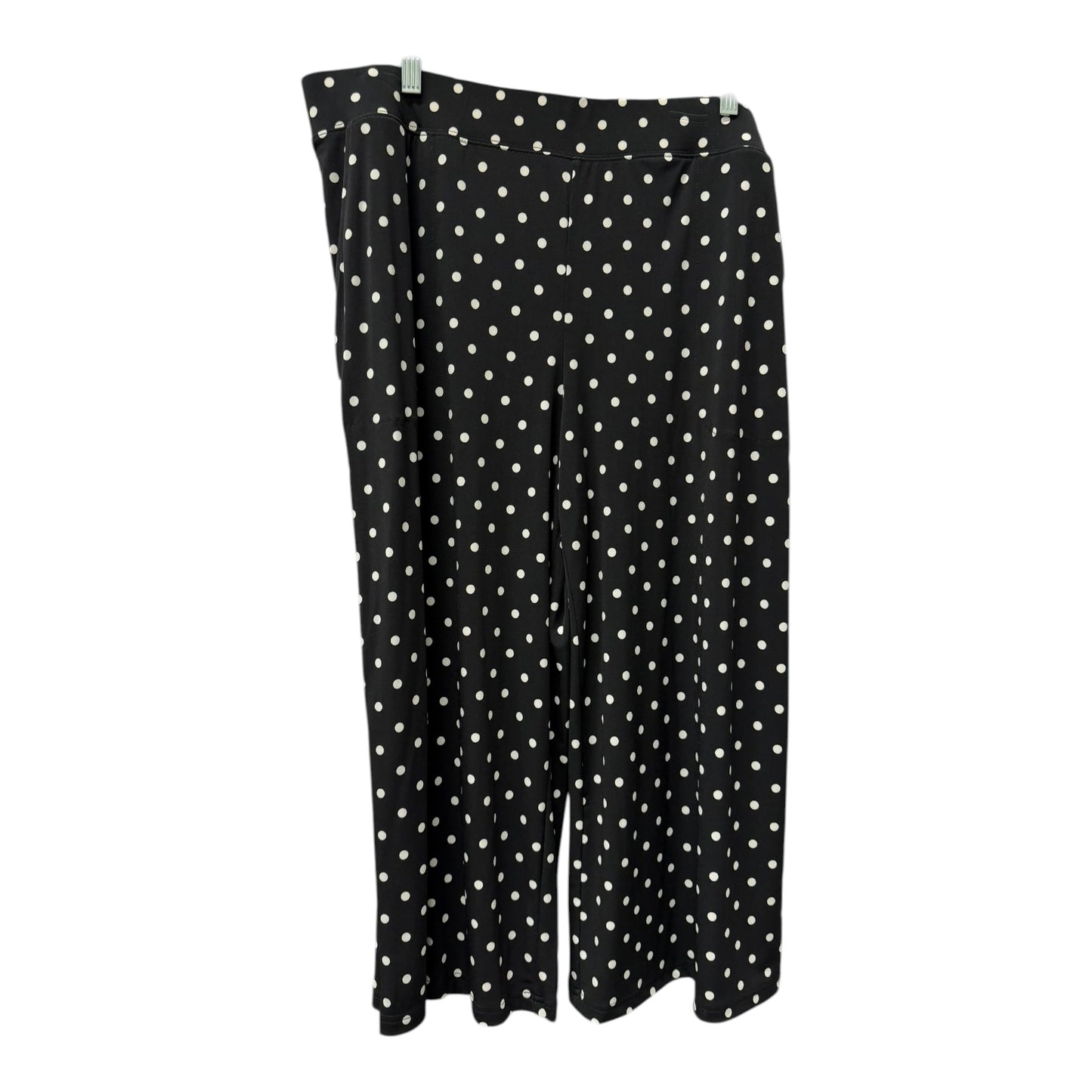Pants Cropped By D&Co. In Polkadot Pattern, Size:16