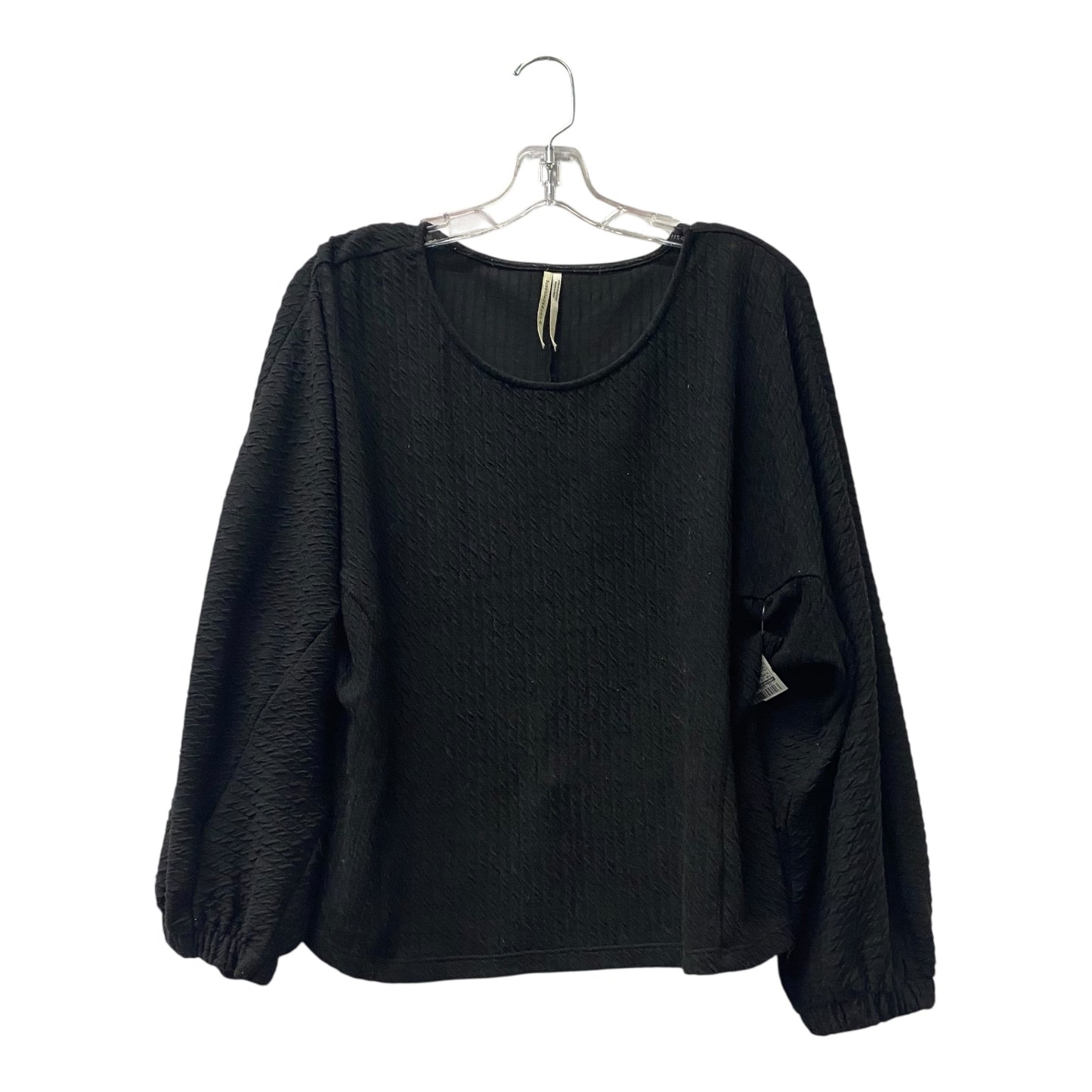 Top Ls By Anthropologie In Black, Size:L