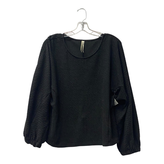 Top Ls By Anthropologie In Black, Size:L