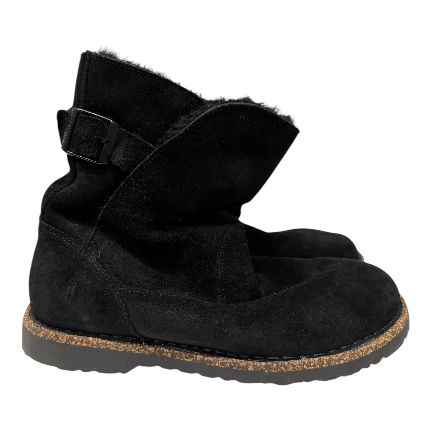 Boots Ankle Flats By Birkenstock In Black, Size:8.5