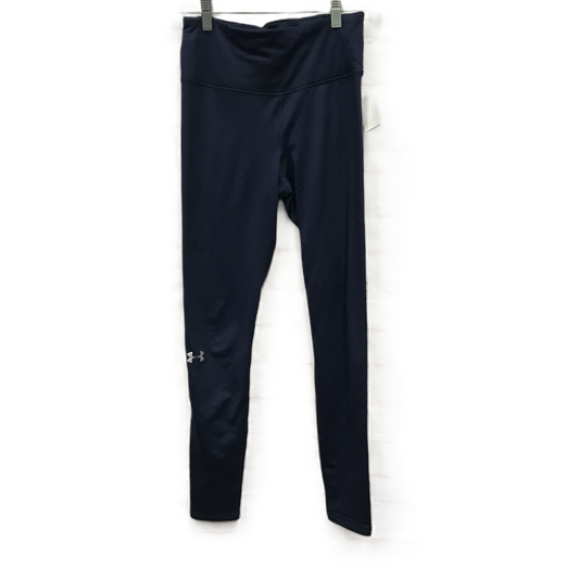 Athletic Leggings By Under Armour In Navy, Size: S