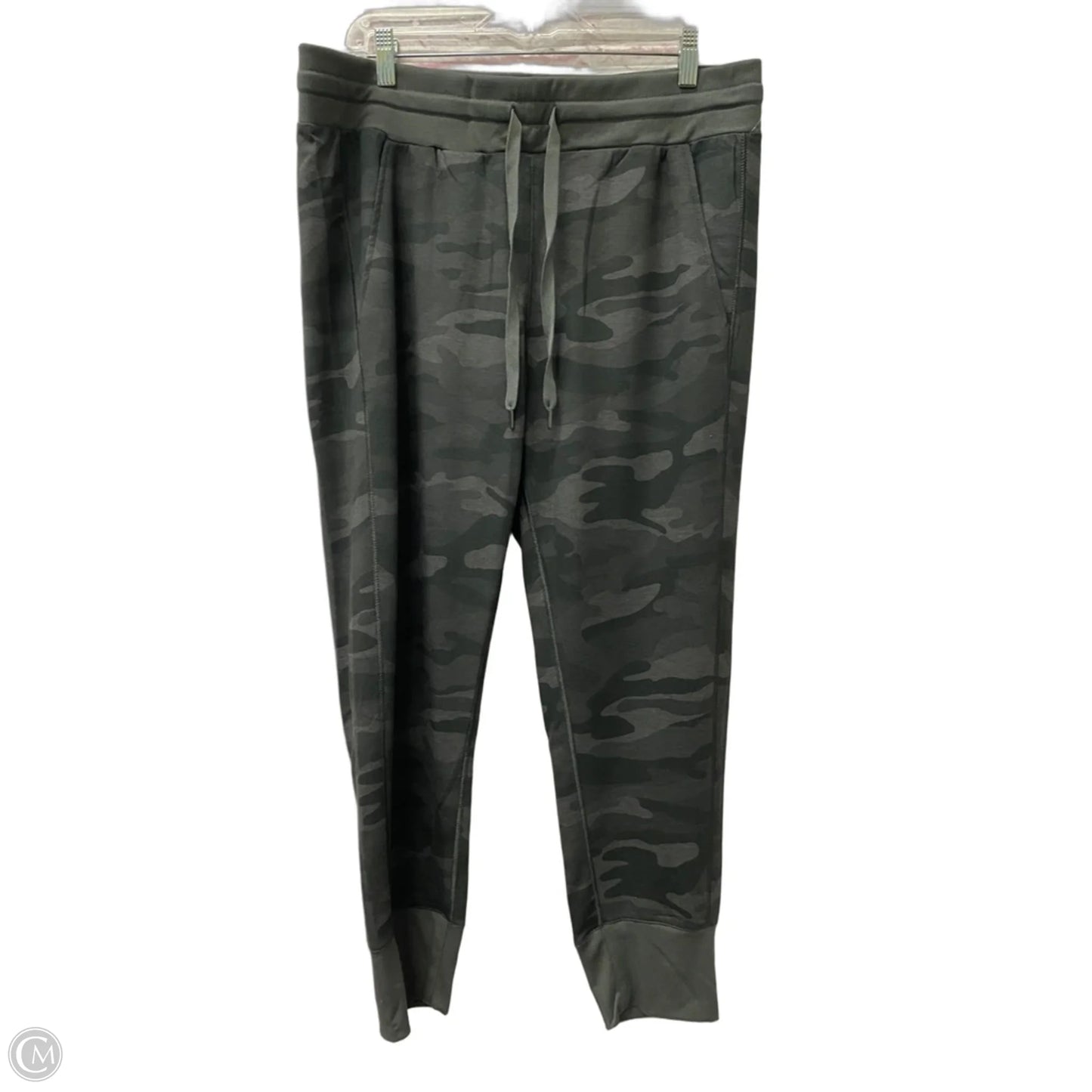 Athletic Pants By Danskin In Camouflage Print, Size: L