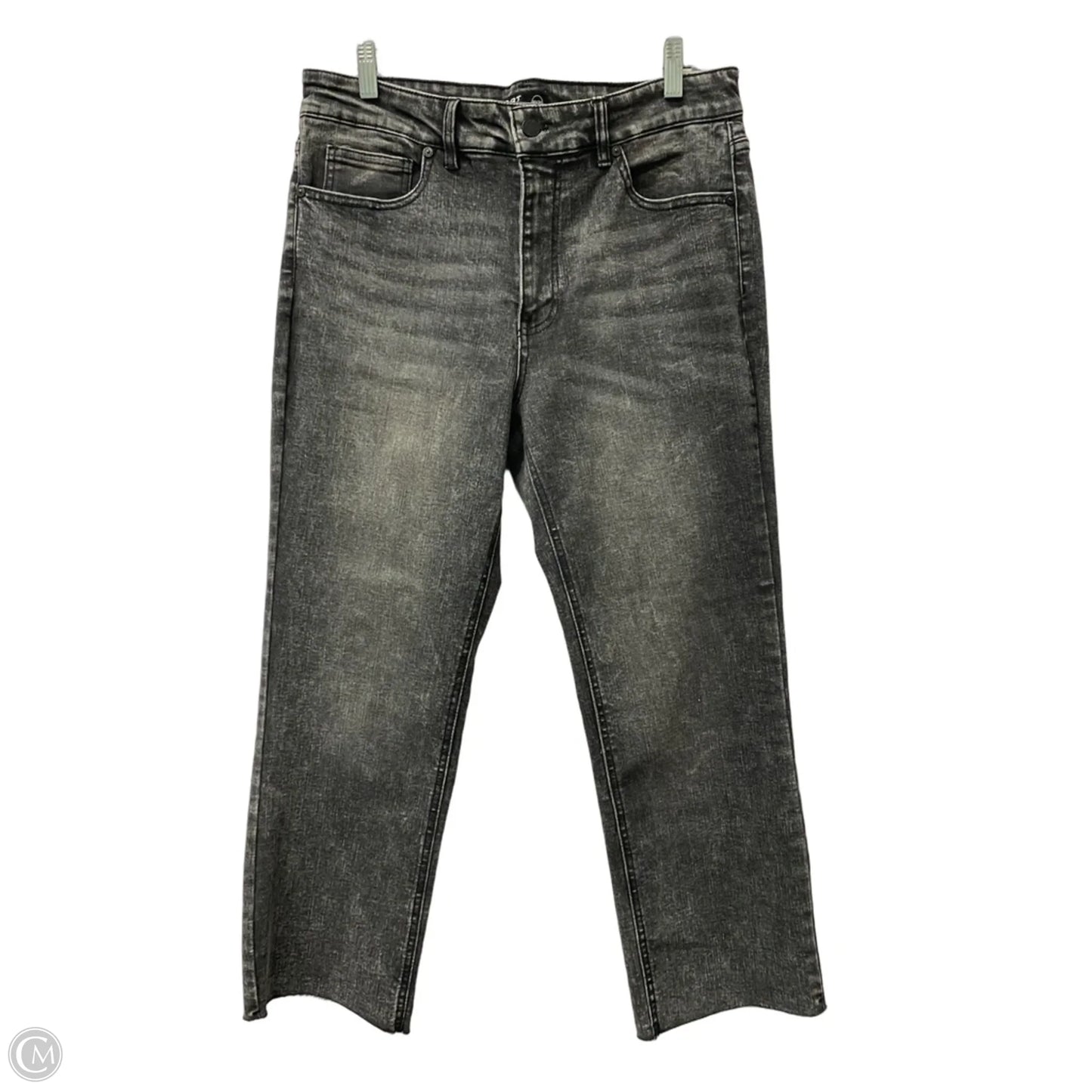 Jeans Straight By Oat In Grey Denim, Size: 10