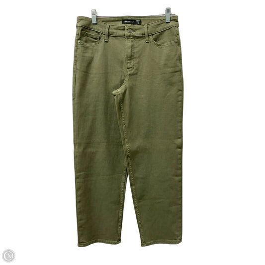 Jeans Straight By Athleta In Green Denim, Size: 10