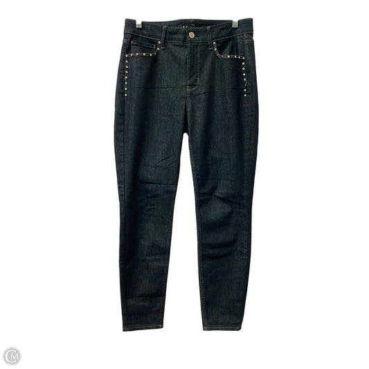 Jeans Skinny By White House Black Market In Blue Denim, Size: 6