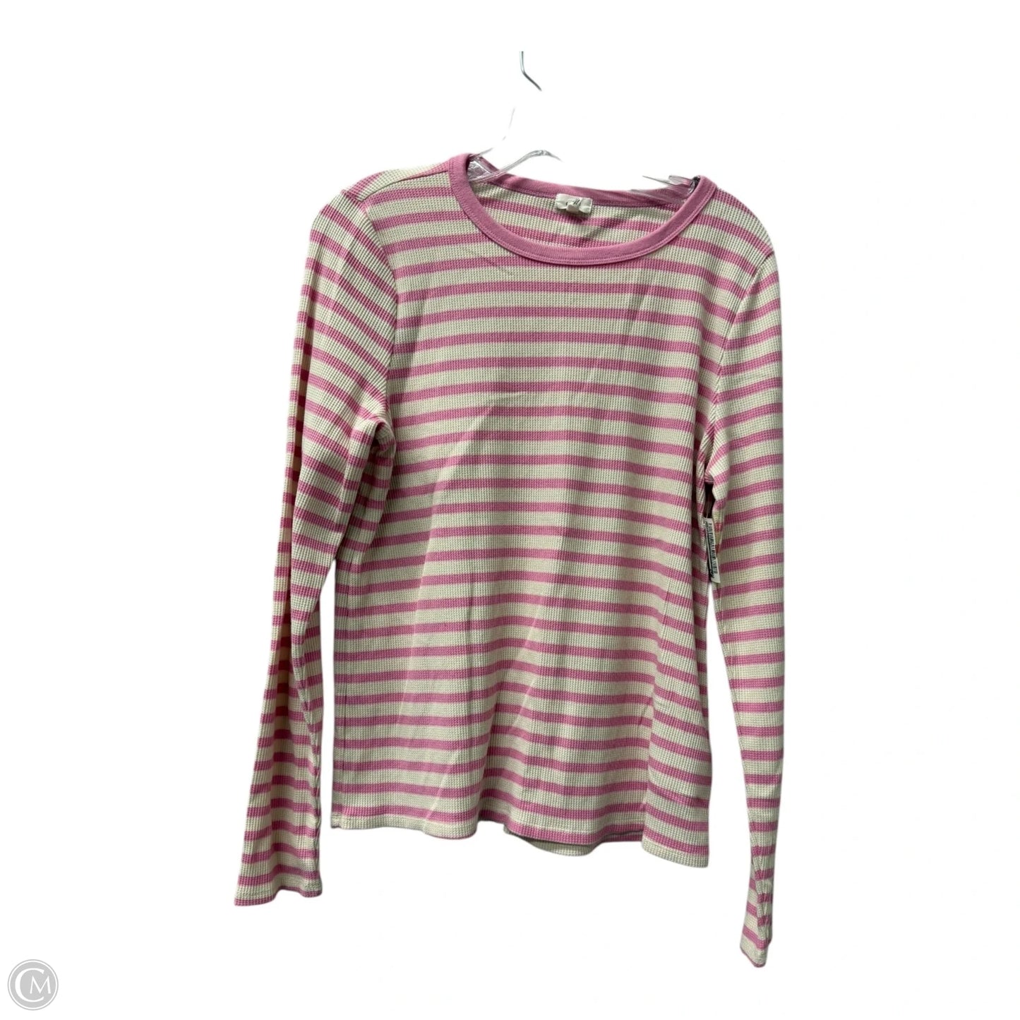 Top Long Sleeve Basic By Aerie In Pink, Size: Xl