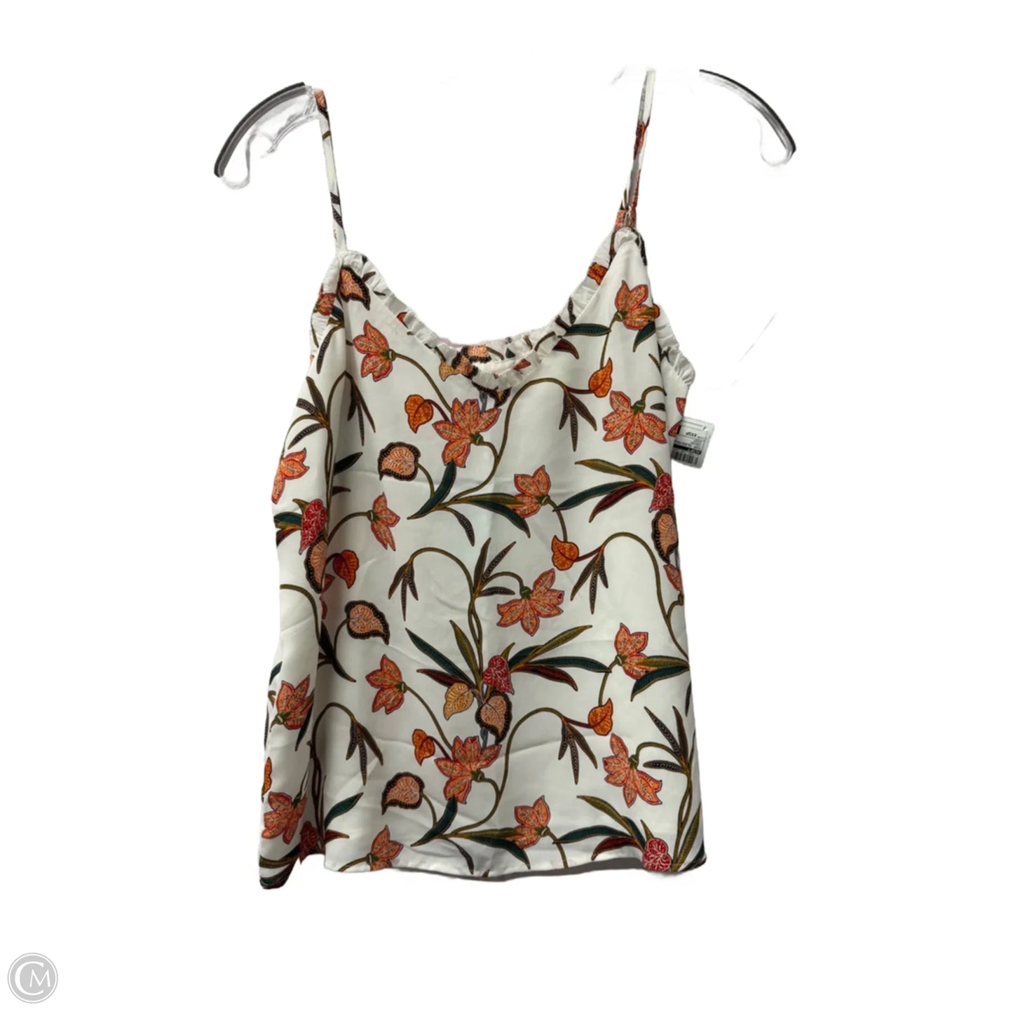 Top Sleeveless By Loft In Cream, Size: Xxsp