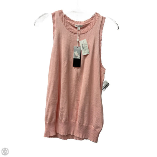 Top Sleeveless By minnierose In Pink, Size: M