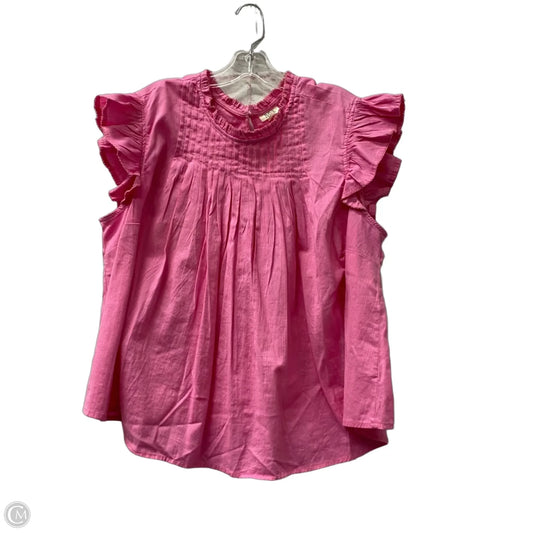 Top Short Sleeve By Ana In Pink, Size: 2x