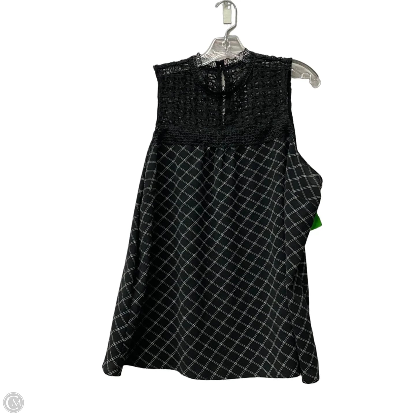 Top Sleeveless By Maurices In Black, Size: 2x