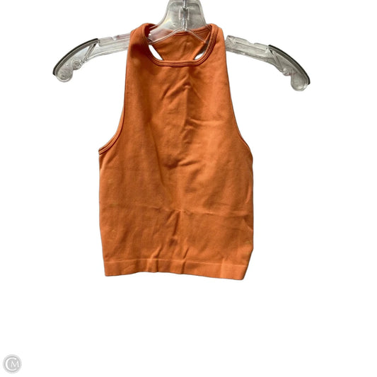 Top Sleeveless Basic By Free People In Orange, Size: Xs