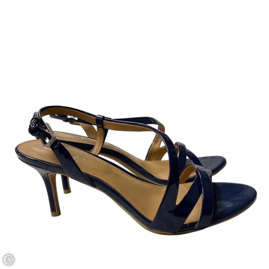 Sandals Flats By Calvin Klein In Blue, Size: 6.5