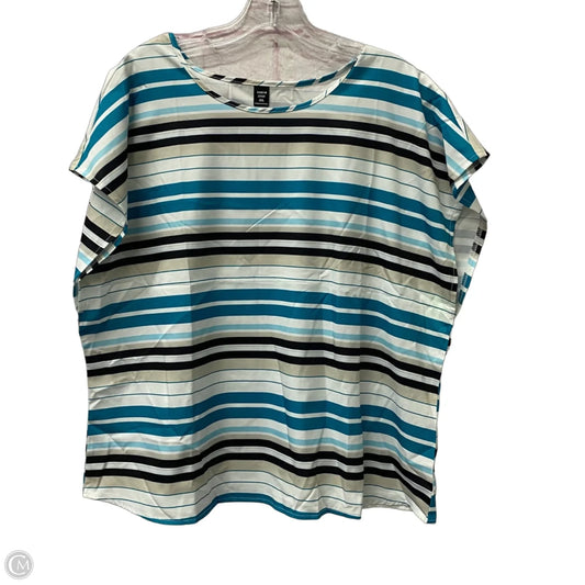 Top Short Sleeve By Shein In Teal, Size: 2x