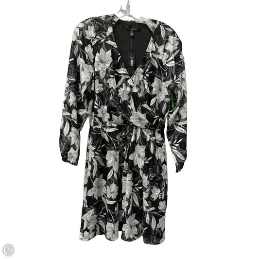 Dress Casual Midi By White House Black Market In Black & White, Size: 6