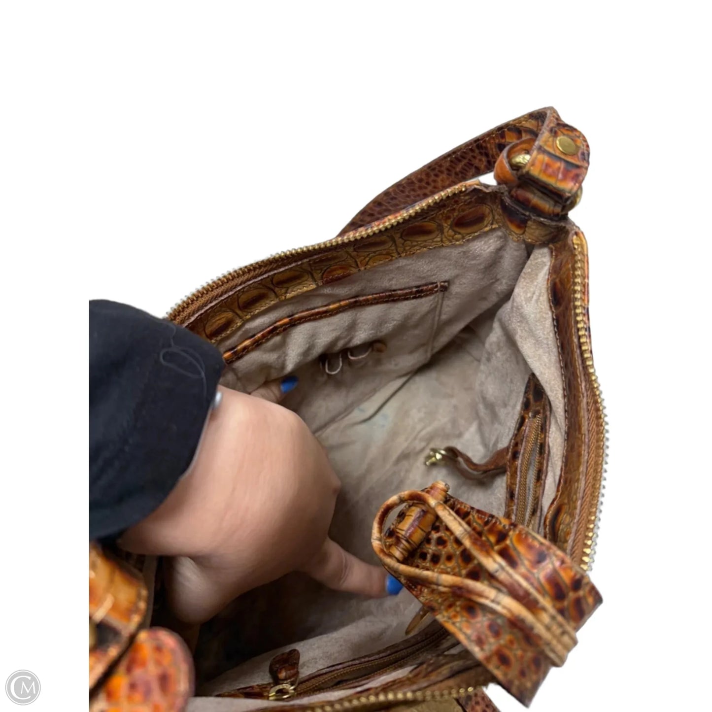 Crossbody Designer By Brahmin, Size: Medium