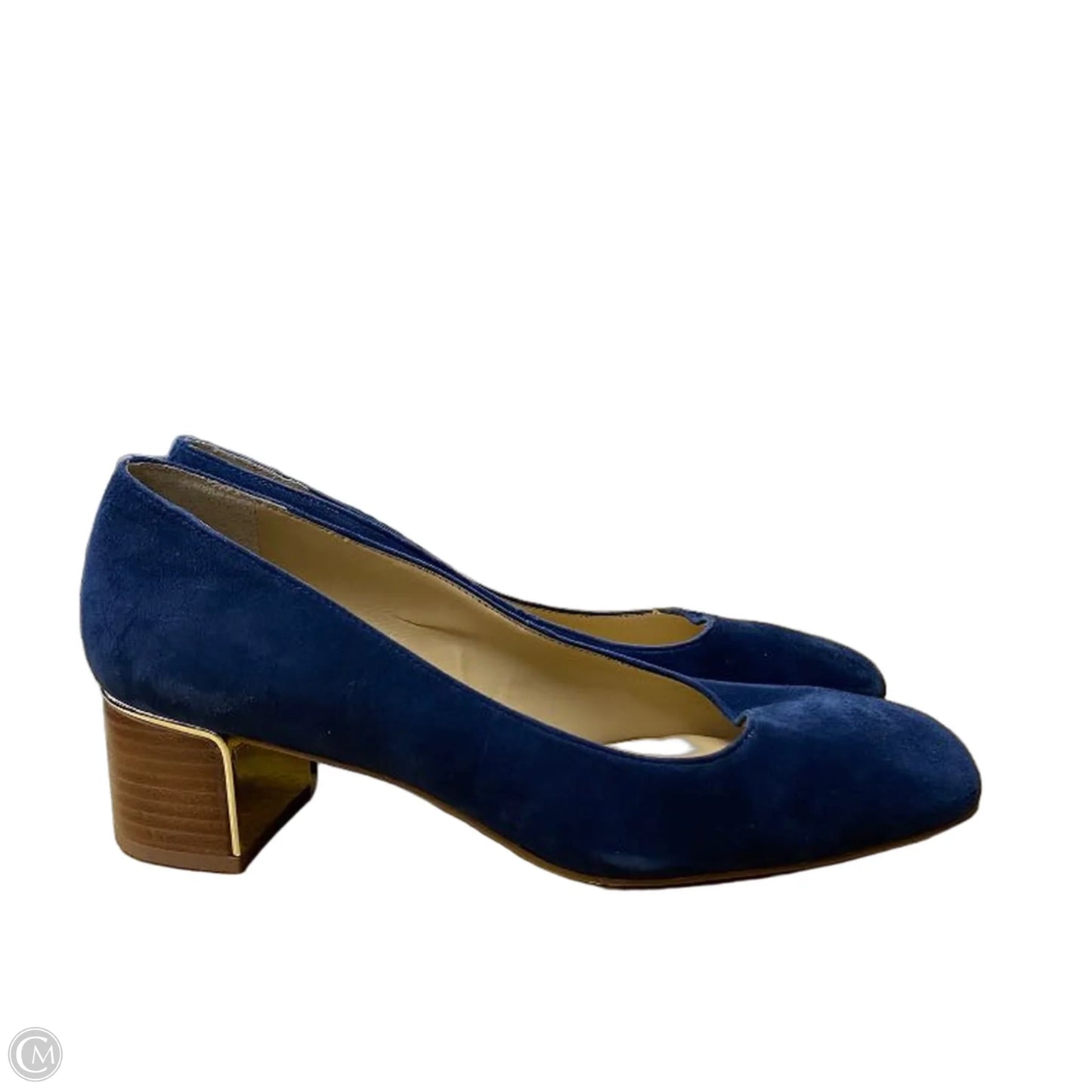 Shoes Heels Block By Talbots In Blue, Size: 8.5