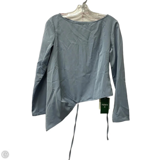 Top Long Sleeve By Halara In Blue, Size: Xs