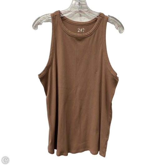 Top Sleeveless By Maurices In Brown, Size: 2x