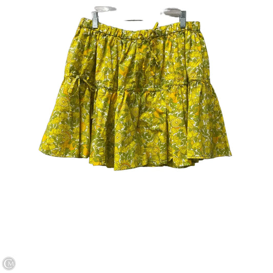 Skirt Mini & Short By J. Crew In Yellow, Size: 6