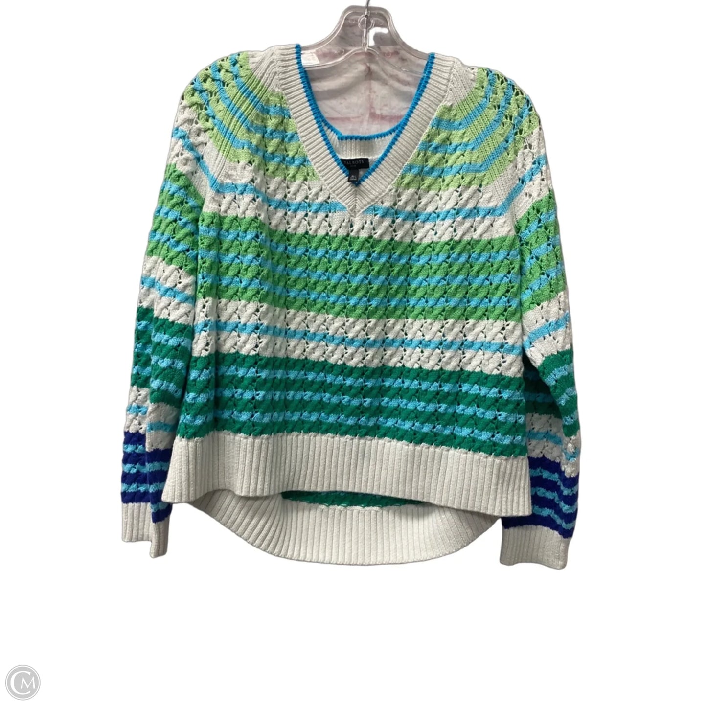 Sweater By Talbots In Green, Size: Xlp