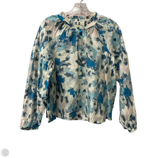 Top Long Sleeve By Loft In Blue, Size: S