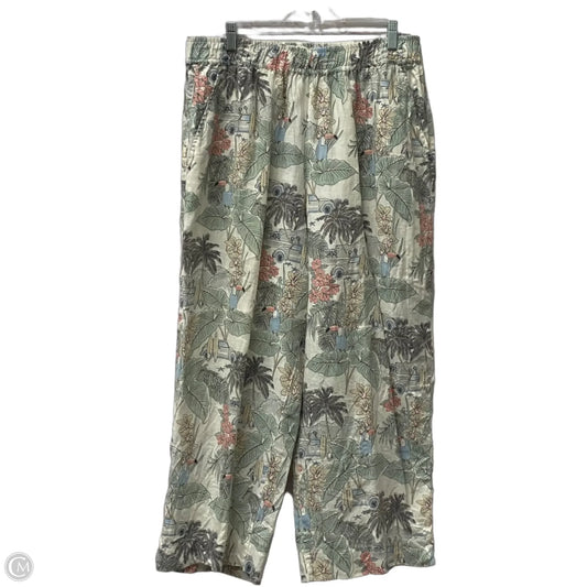 Pants Linen By C And C In Multi-colored, Size: 16