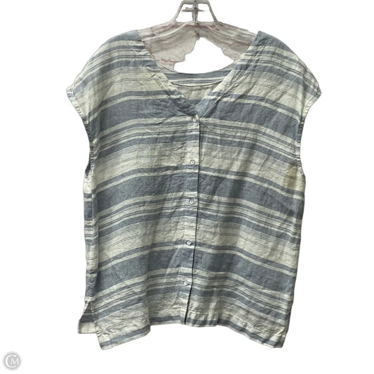 Top Short Sleeve By Cynthia Rowley In Blue, Size: L
