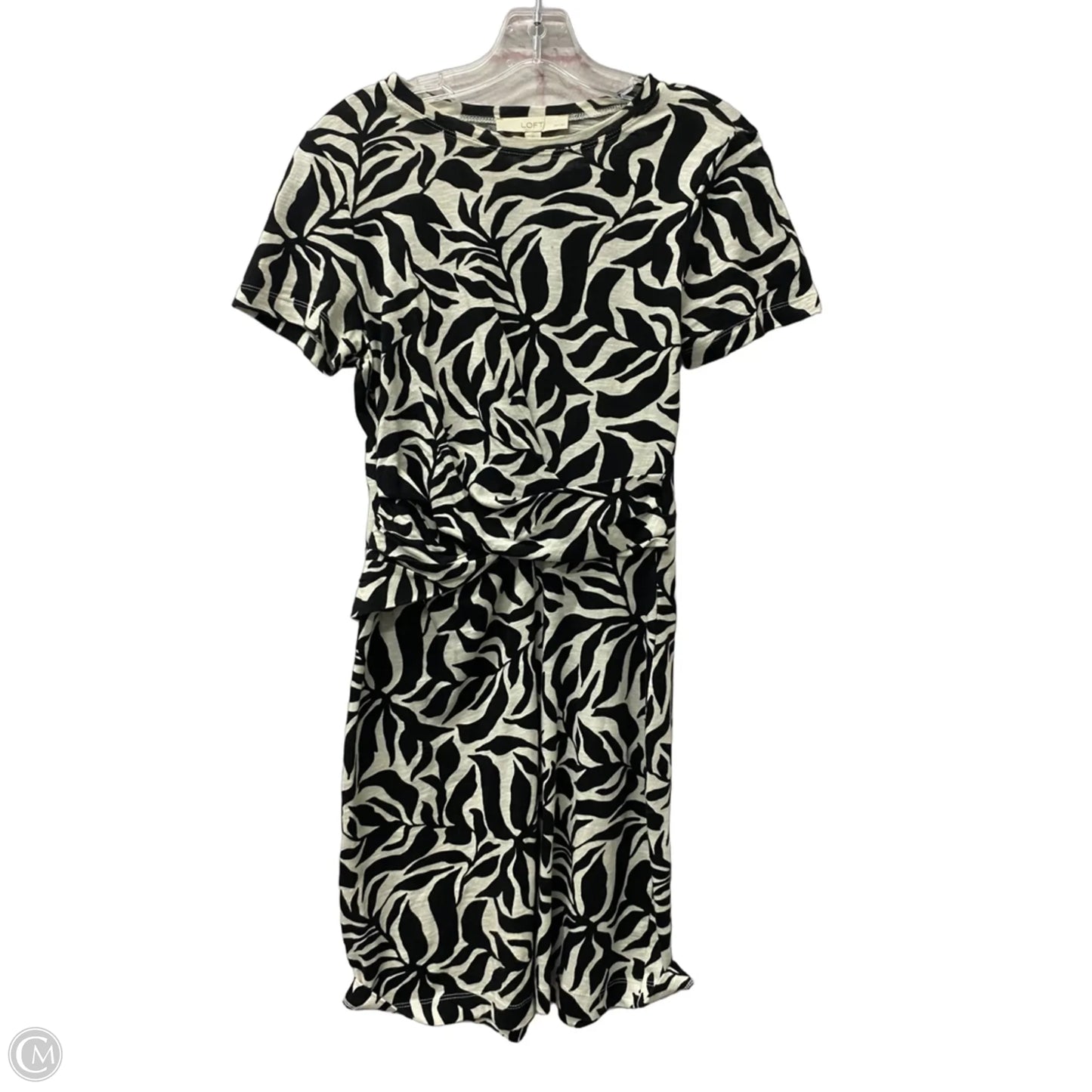 Dress Casual Short By Loft In Black & White, Size: Sp