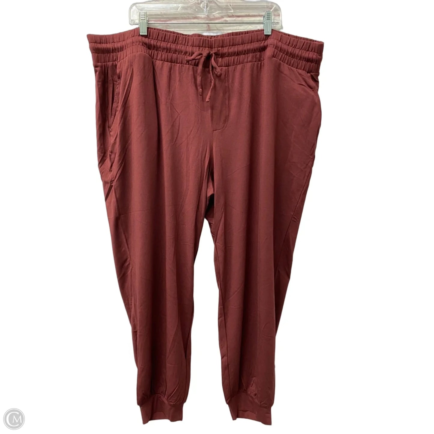 Pants Lounge By Any Body In Maroon, Size: 3x