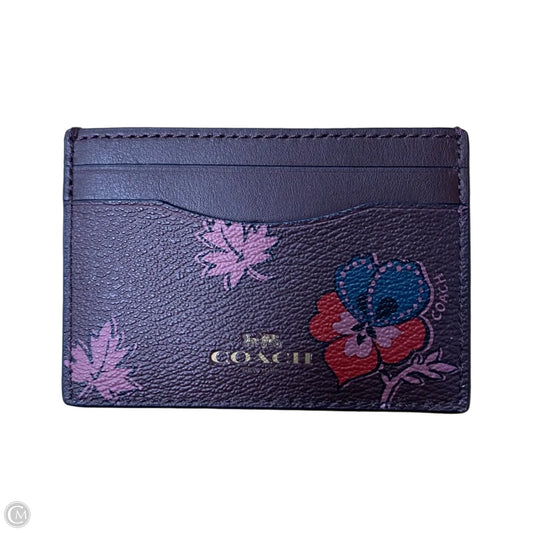 Id/card Holder Designer By Coach