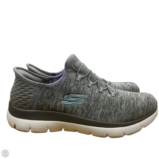 Shoes Sneakers By Skechers In Grey, Size: 8.5